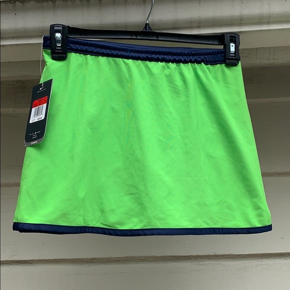 Neon Green Nike Dri-Fit Athletic Skort - Picture 2 of 5